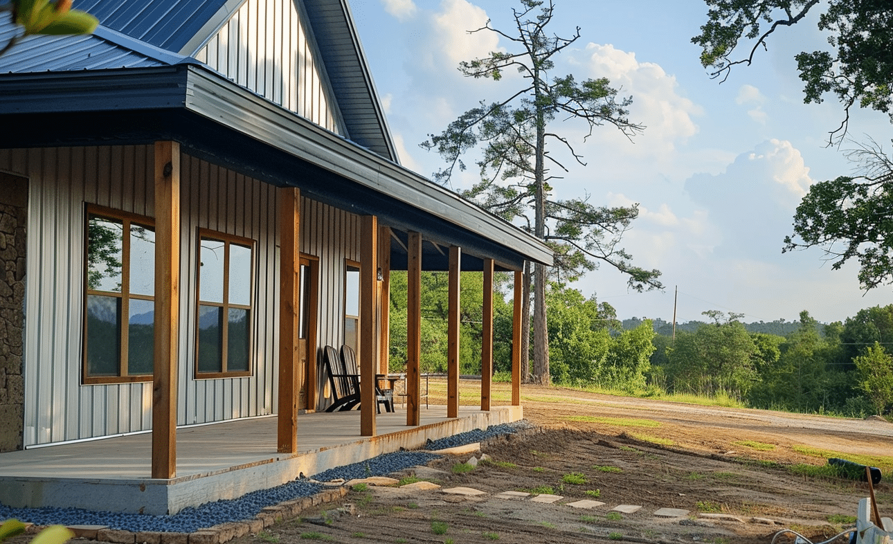 Historic barndominium in the countryside.