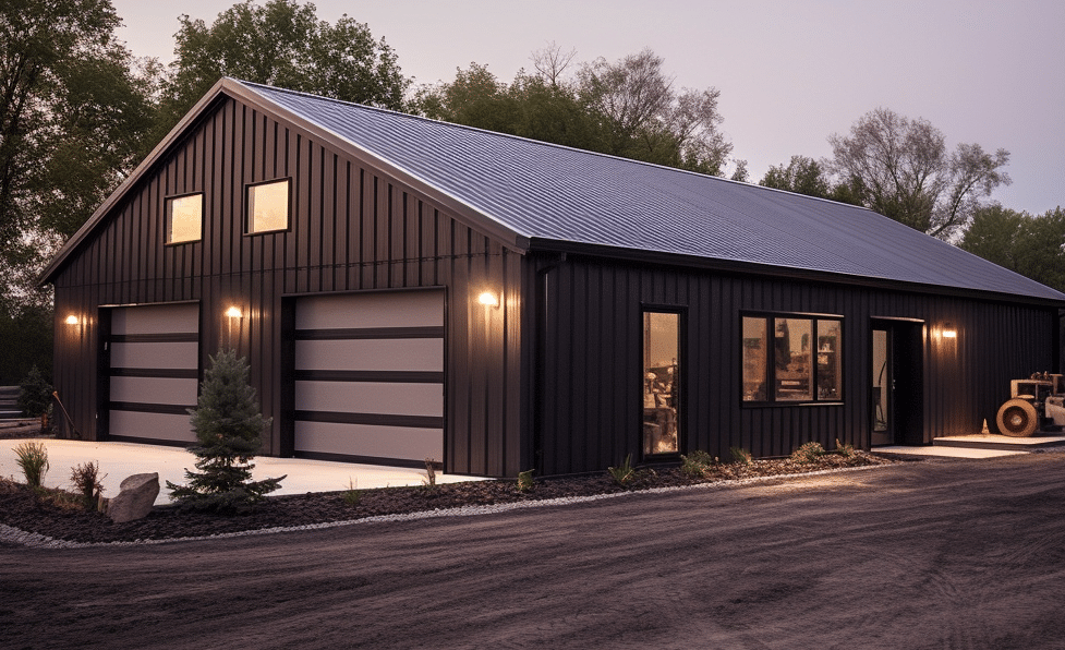 Modern Barndominium Image