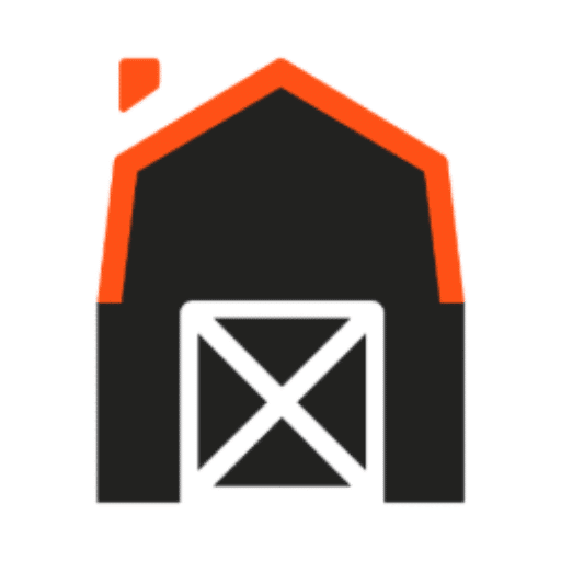 YourBarnDom logo featuring a stylized barn icon