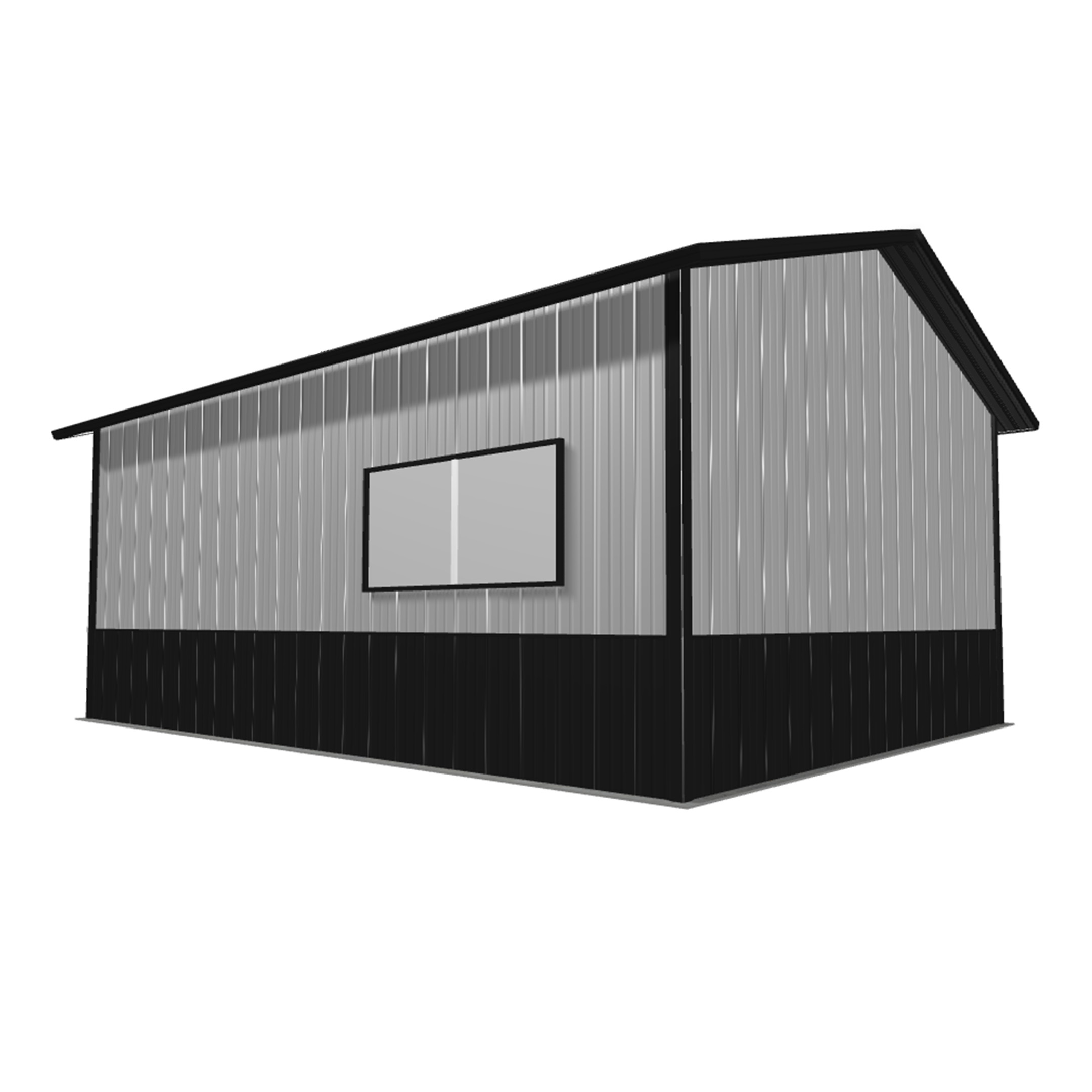 Pole barn kit 20x24x10 featuring a sturdy design for versatile agricultural and storage solutions. Ideal for farms and workshops.