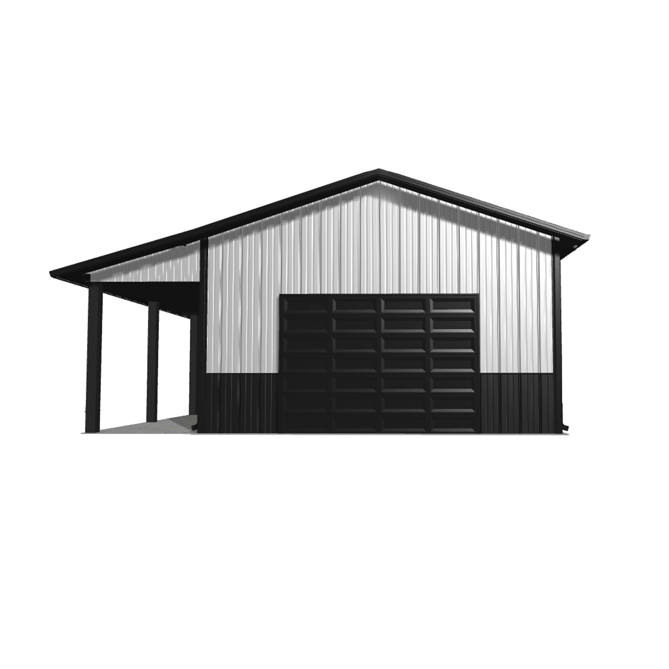 Pole barn kit 20x30x10 for easy construction, ideal for storage, workshops, or agricultural use. Durable and versatile design.