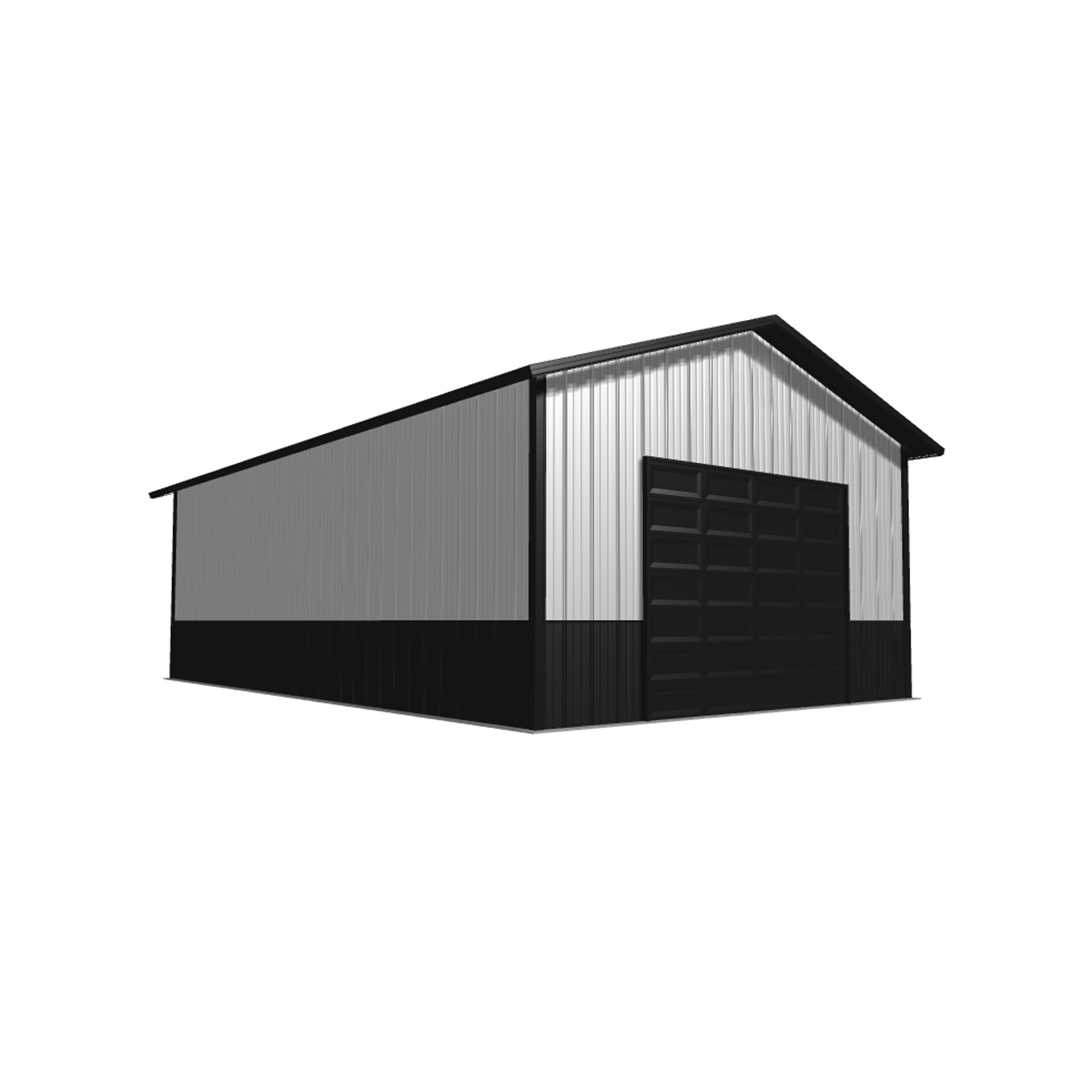 Pole barn kit 20x30x10 showcasing a versatile storage solution for farm equipment and workshop needs. Easy assembly options available.