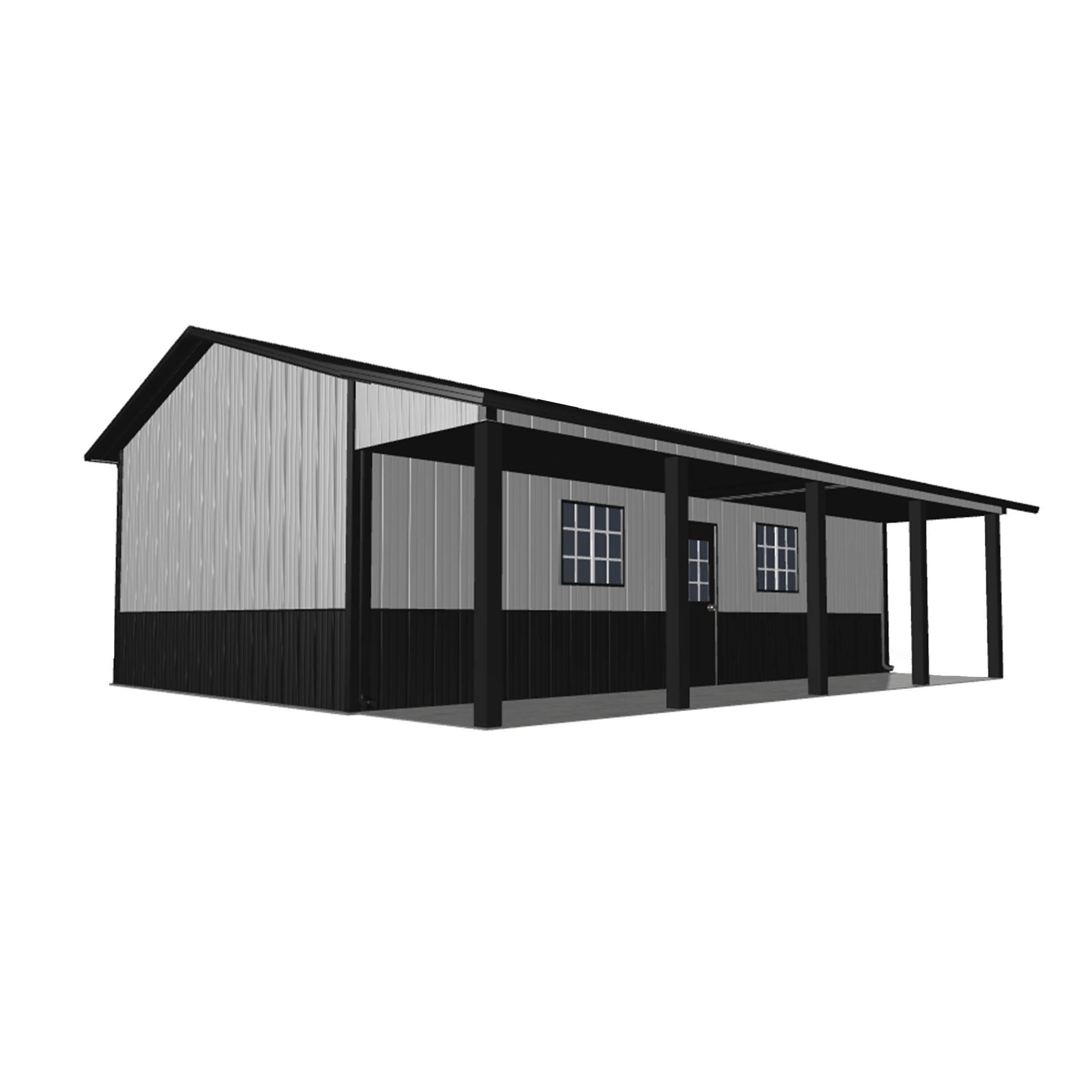 20x32x10 Metal Barn Kit - Workshop Garage - Image 4