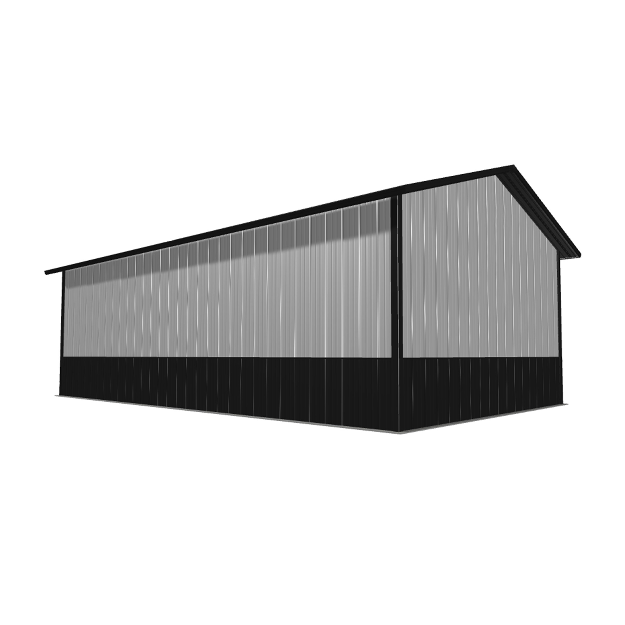 20x30x10 pole barn kit image showcasing an ideal storage solution for agriculture, equipment, and livestock needs.