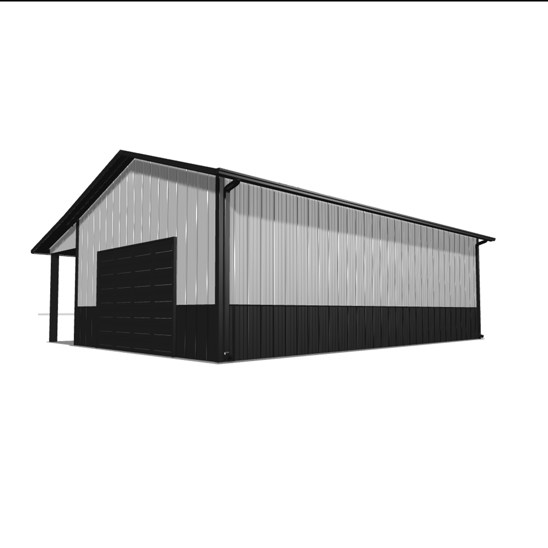 20x32x10 Metal Barn Kit - Workshop Garage - Image 6