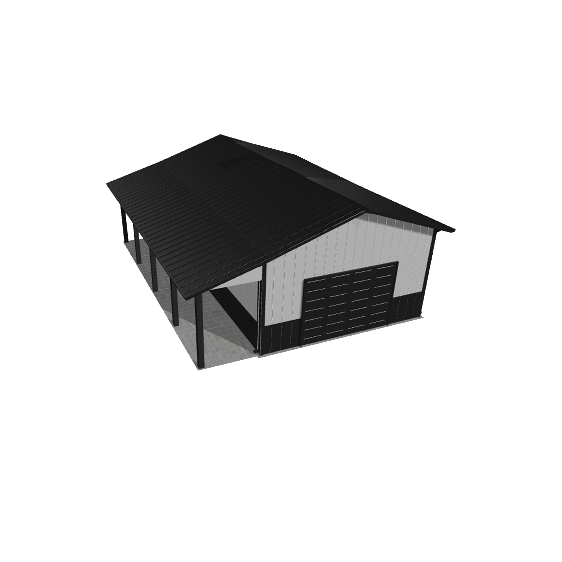 20x32x10 Metal Barn Kit - Workshop Garage - Image 7