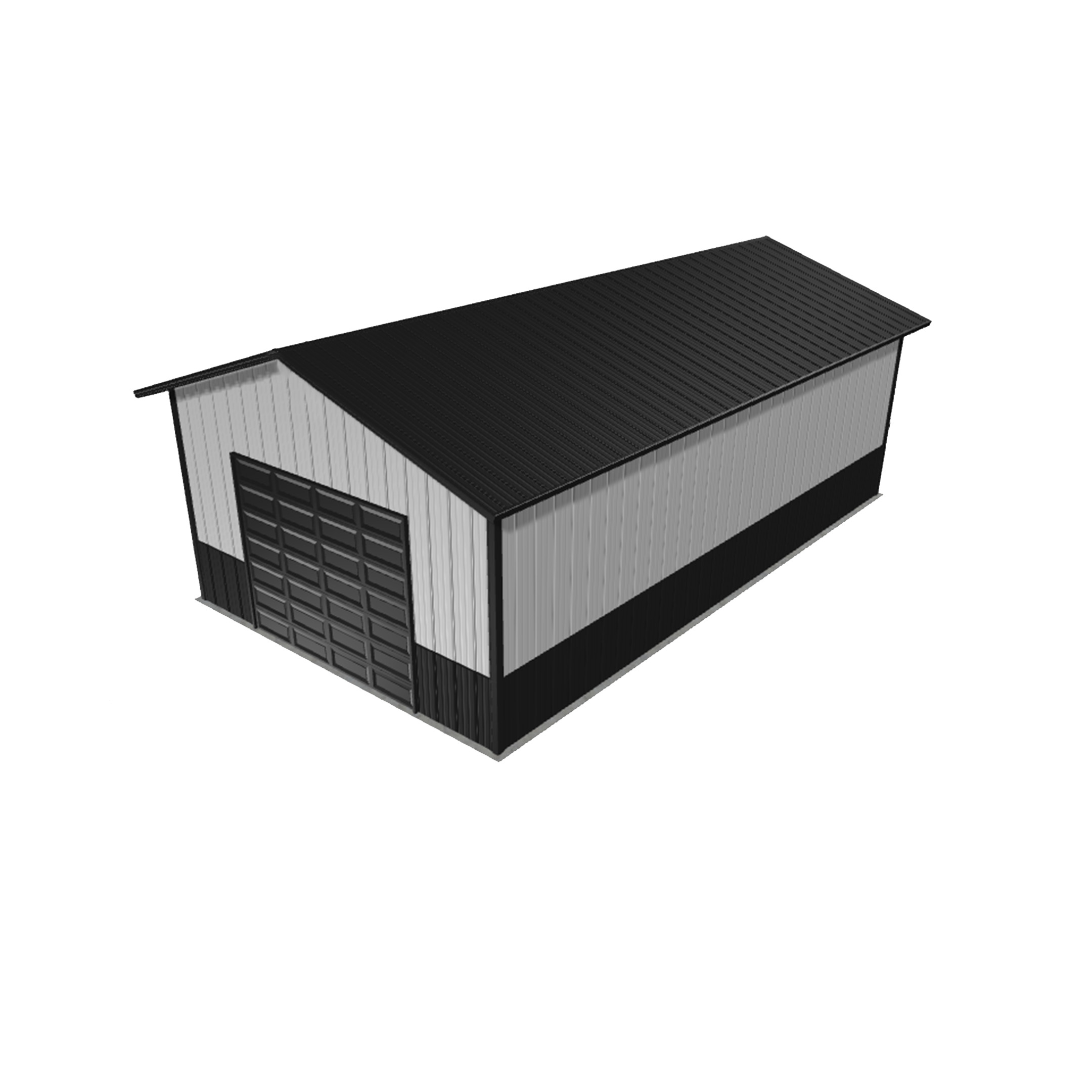 Pole barn kit 20x30x10 features durable construction ideal for storage, agriculture, or workshops in various settings.