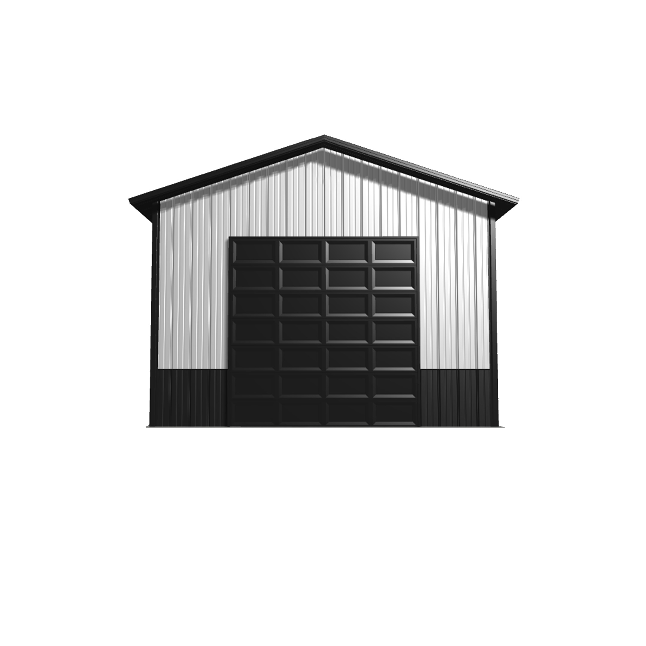 Pole barn kit 20x40 feet with 12-foot height, perfect for storage and agricultural needs. Durable and customizable design.