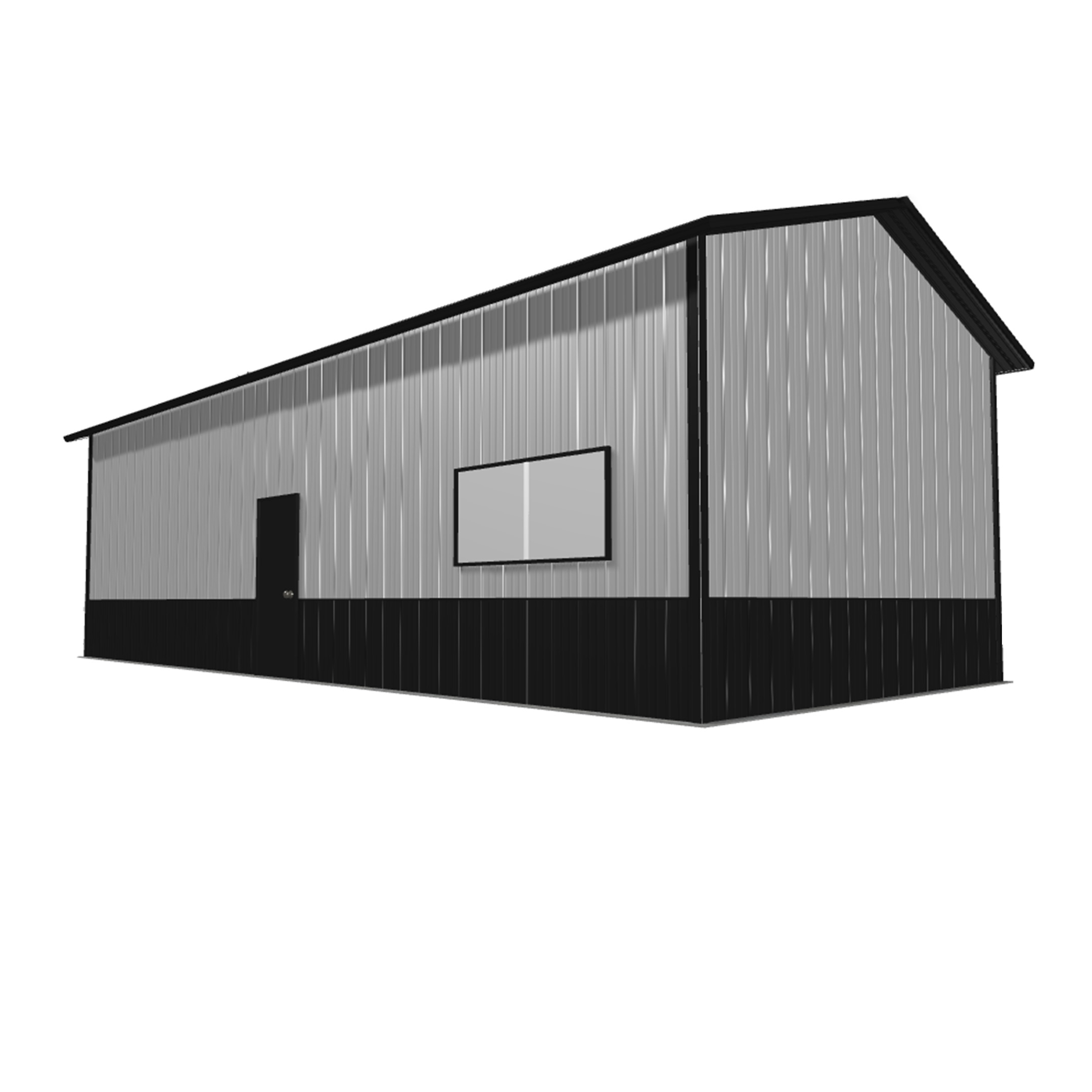 Pole barn kit 20x40x12 featuring durable construction materials for versatile agricultural or storage use.
