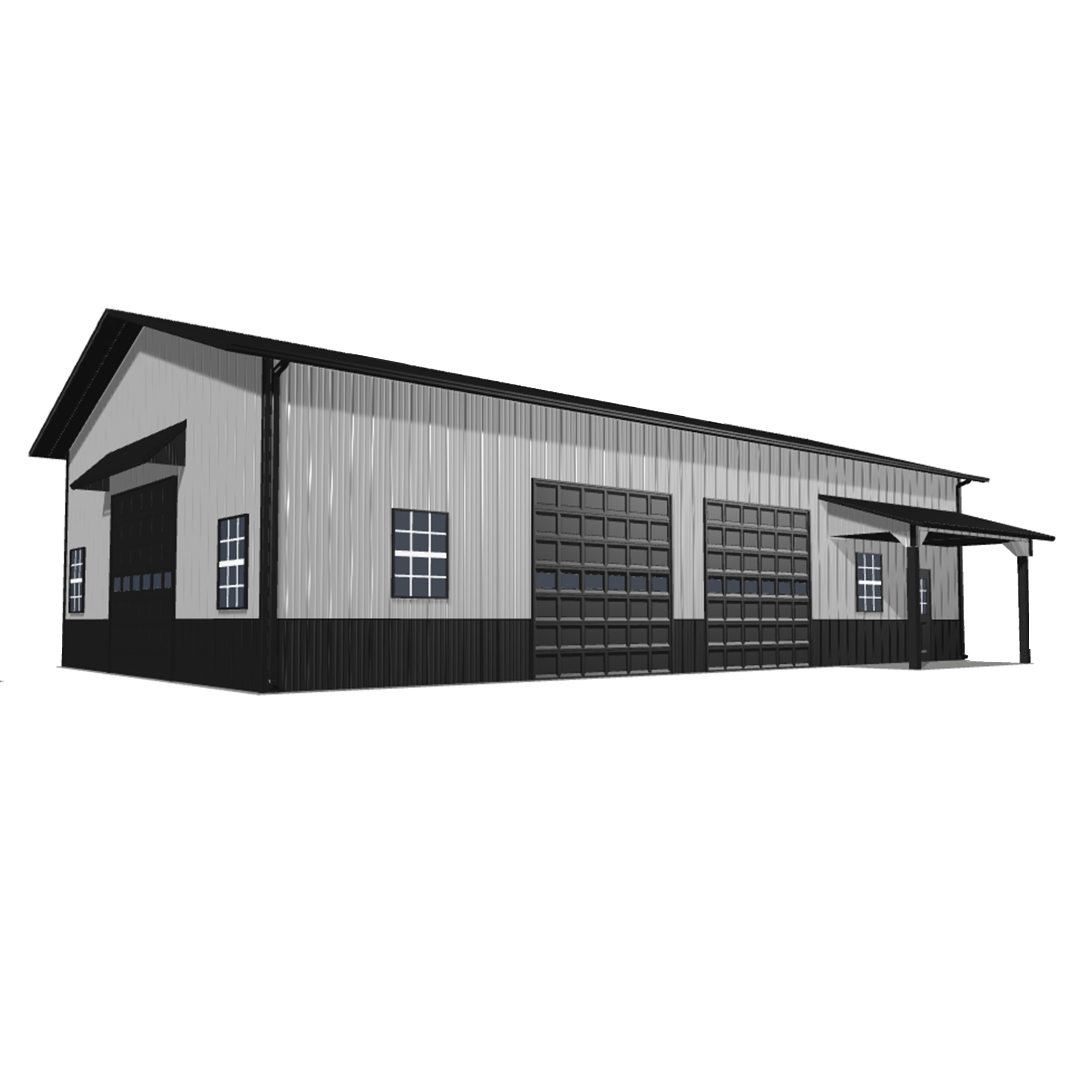 30x60x14 Metal Barn Kit - Farm Building