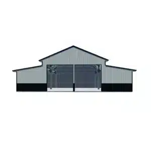 44x24 Steel Monitor Barn Kit – Homestead Series (24' Center + Dual 10' Lean-tos) (Deposit)