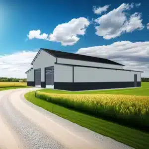 30x50 Monitor Barn Kit with Dual 12' Lean-tos – Heritage Series (54x50)(Deposit)