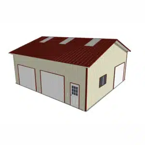 30x30x12 Metal Barn Kit - Farm Shop (Deposit)