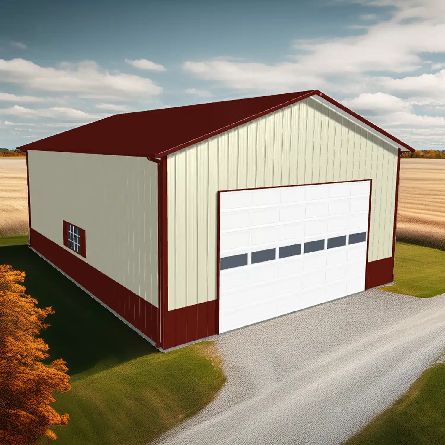 30x40x14 Metal Barn Kit - Equipment Storage (Deposit) - Image 7