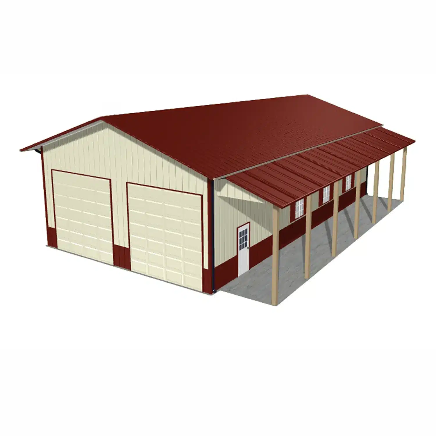 30x54x14 Metal Barn Kit - Farm Building (Deposit) - Image 7