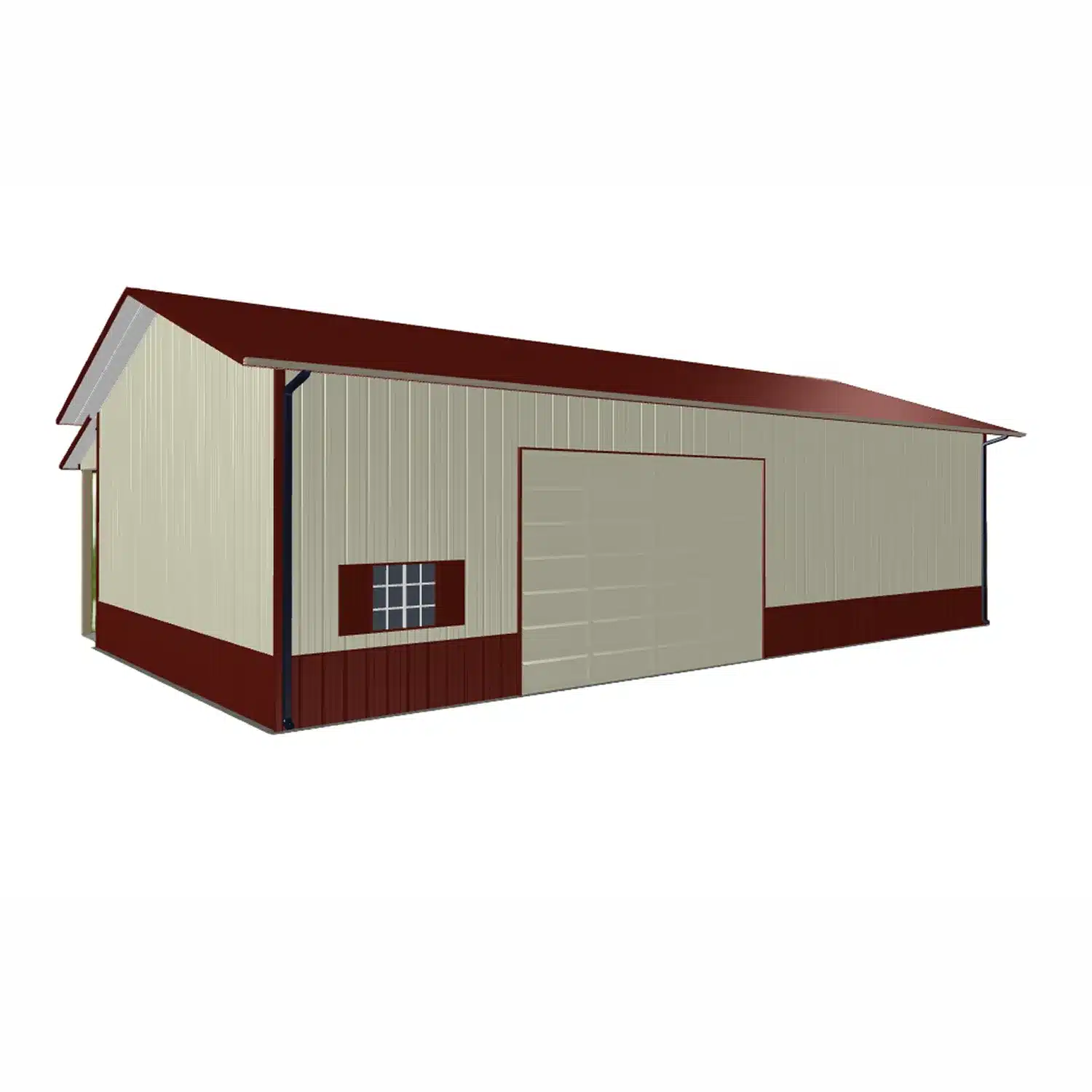 30x54x14 Metal Barn Kit - Farm Building (Deposit) - Image 4