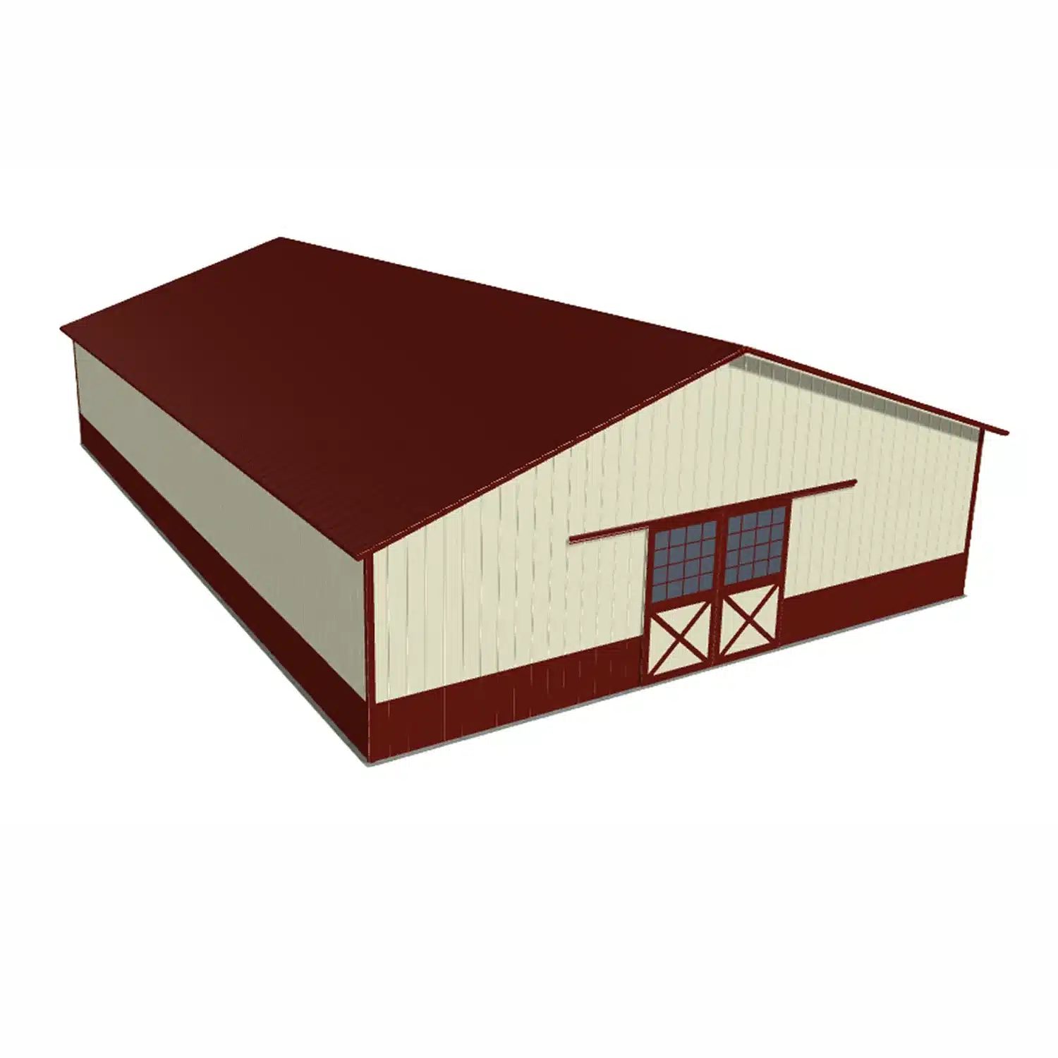 40x60x16 Metal Barn Kit - Farm Building (Deposit) - Image 5