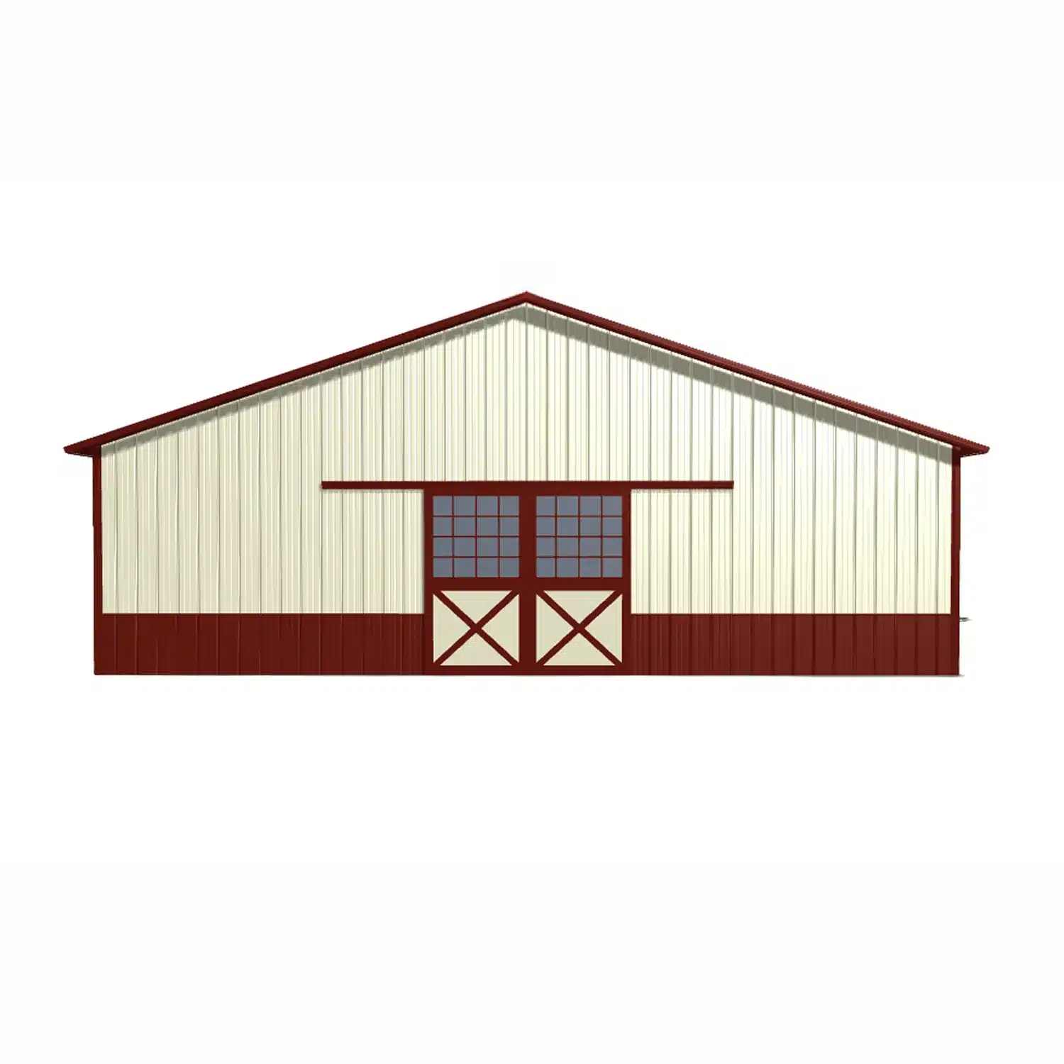40x60x16 Metal Barn Kit - Farm Building (Deposit) - Image 2