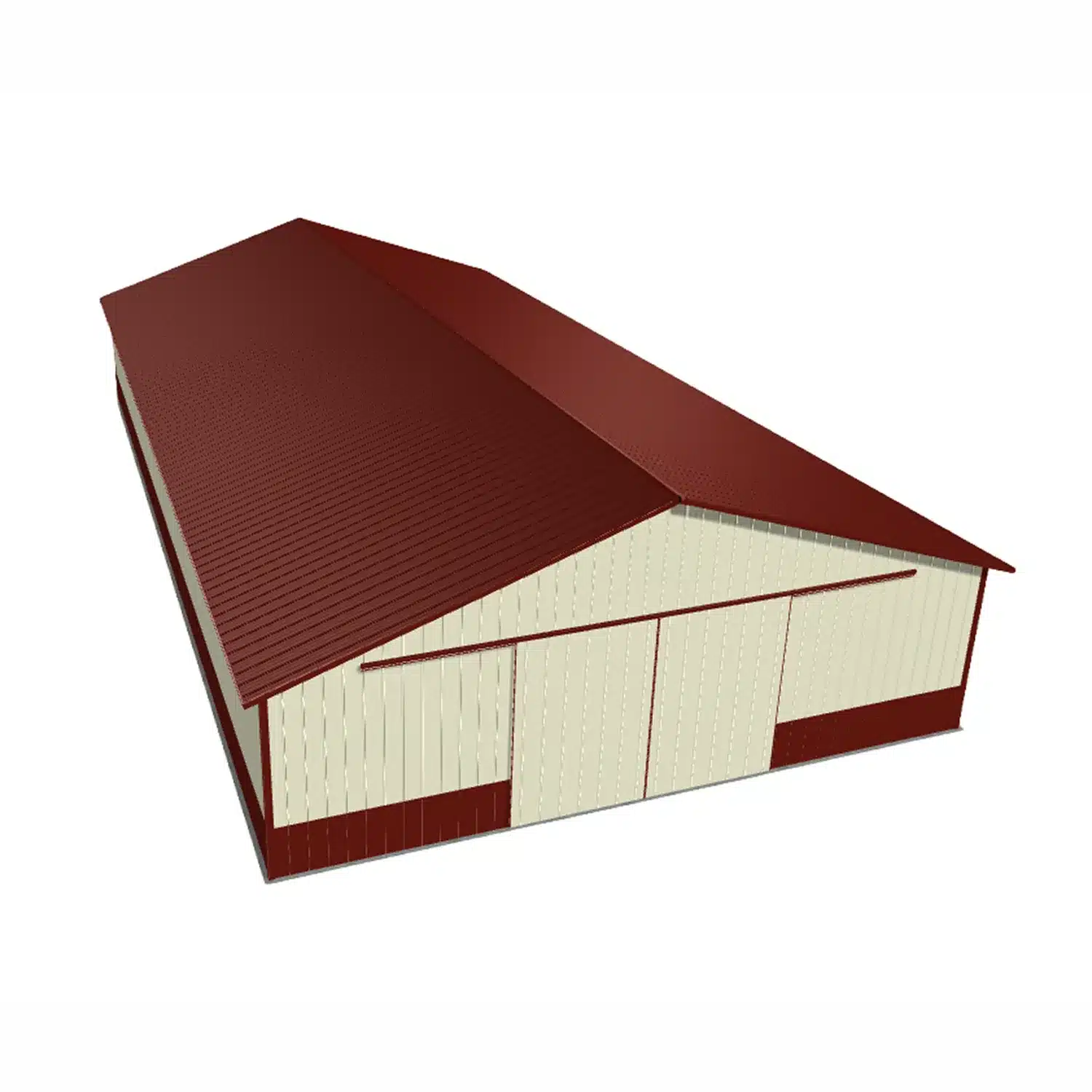 40x80x16 Metal Barn Kit - Farm Building (Deposit) - Image 6