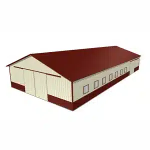40x80x16 Metal Barn Kit - Farm Building (Deposit)