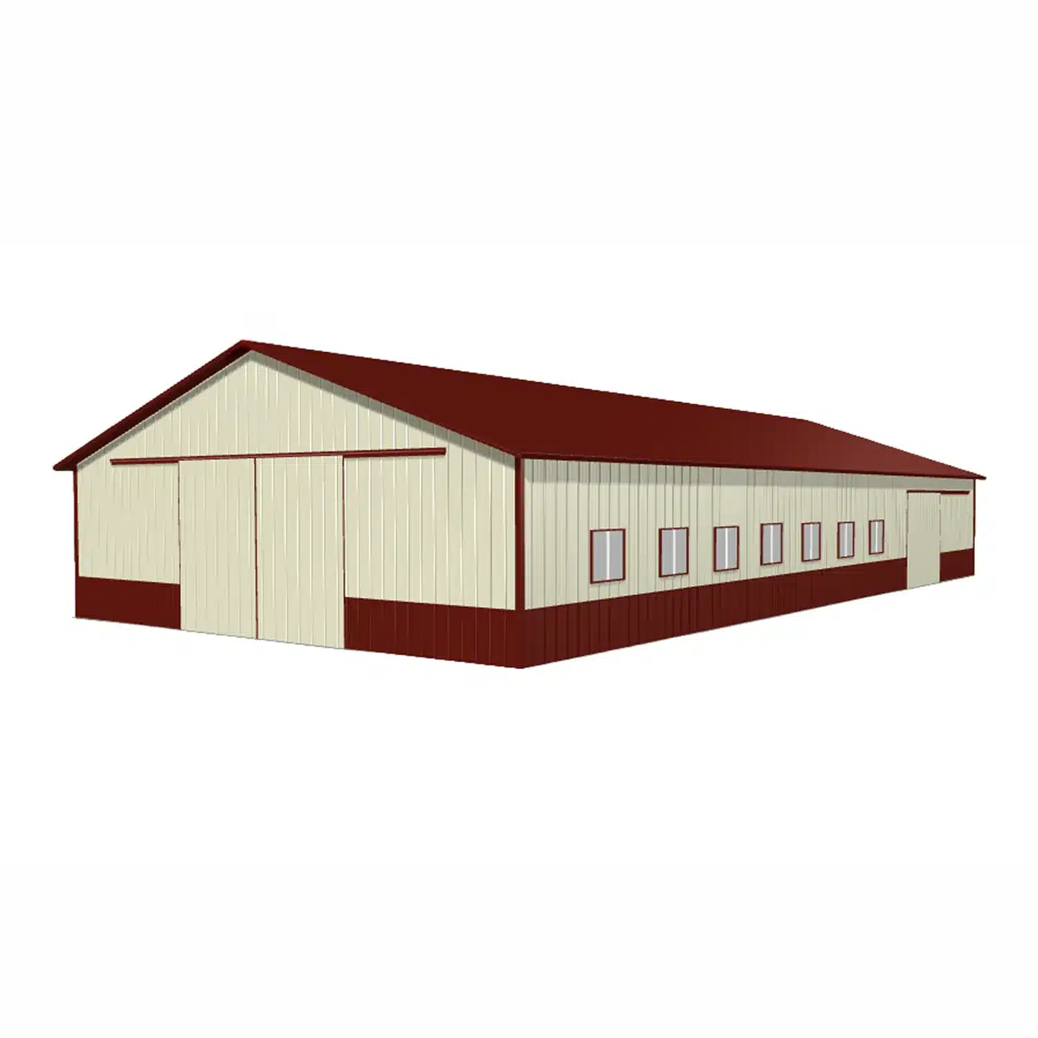40x80x16 Metal Barn Kit - Farm Building (Deposit) - Image 5