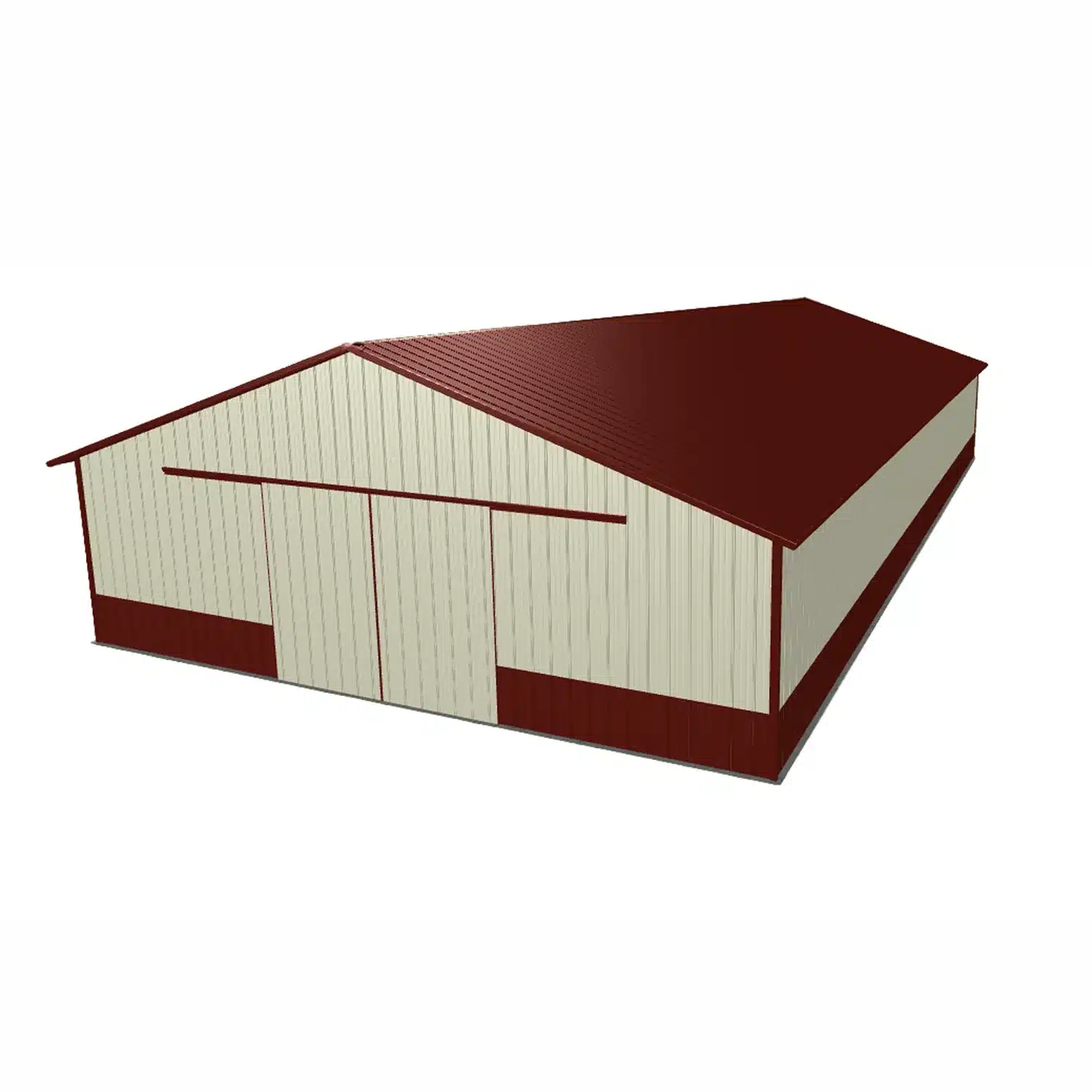 40x80x16 Metal Barn Kit - Farm Building (Deposit) - Image 4