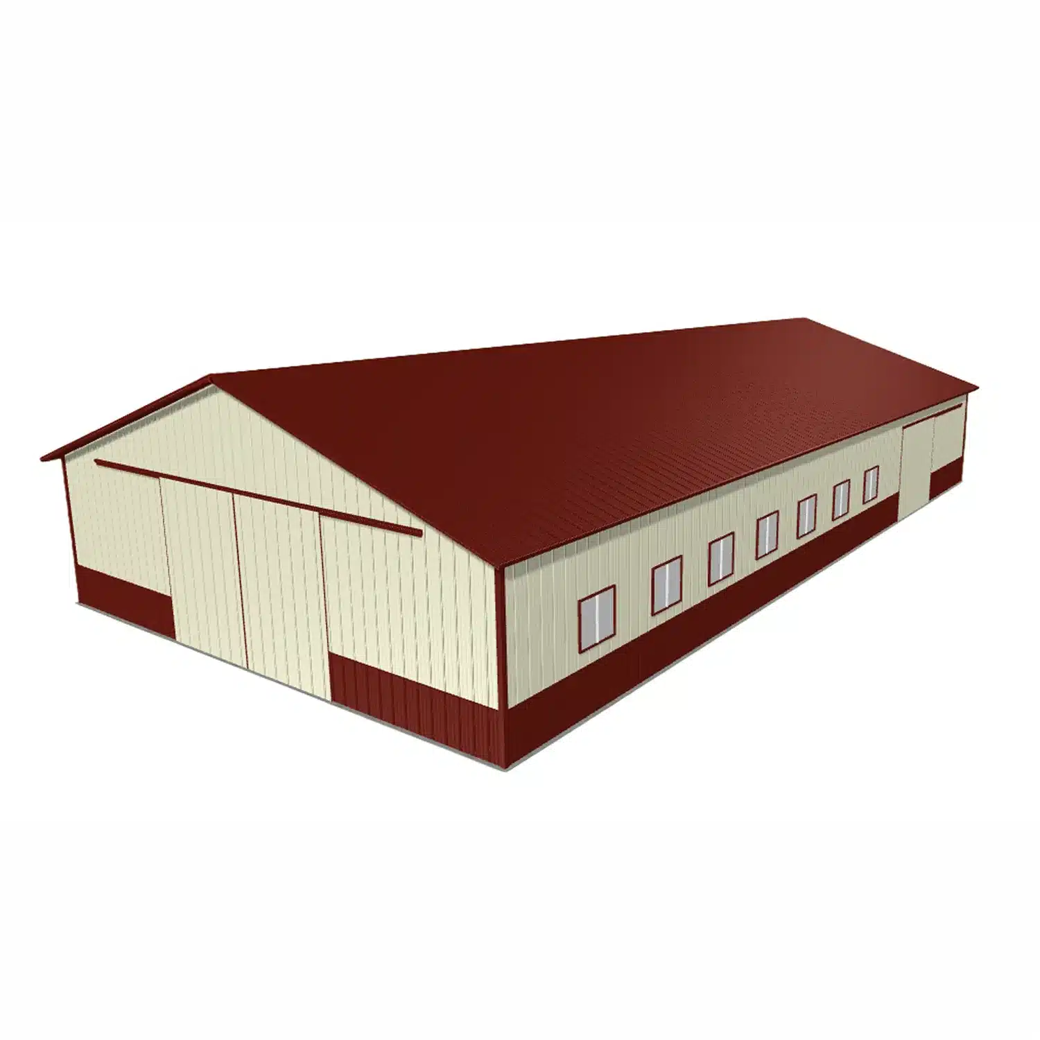 40x80x16 Metal Barn Kit - Farm Building (Deposit)