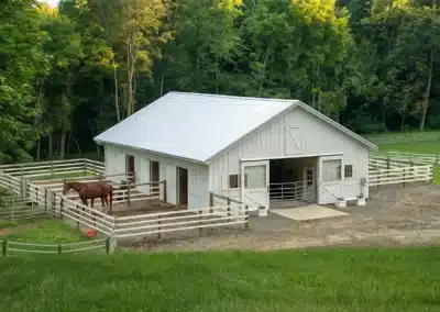 48×36 Steel Horse Barn – Stalls & Tack Room – Guelph, ON