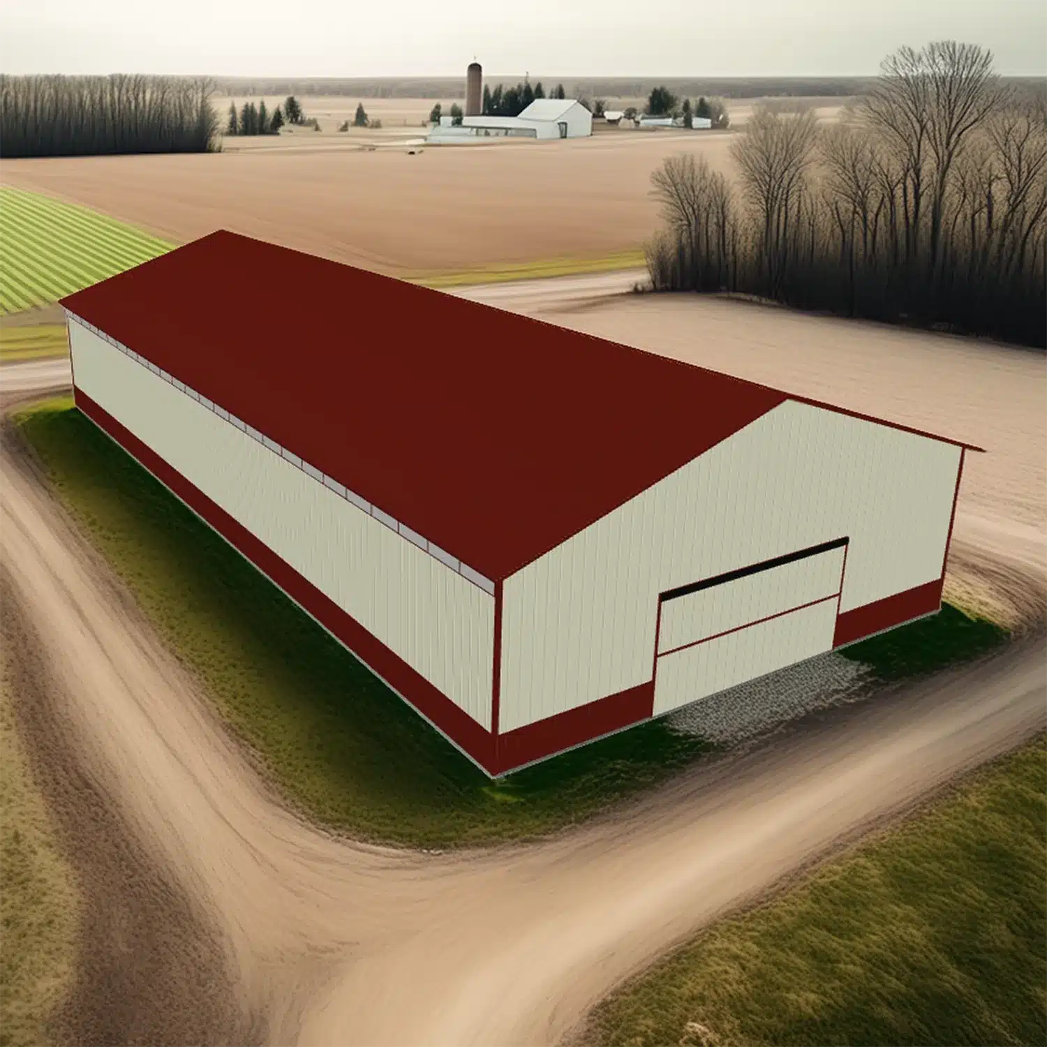 50x100x16 Metal Barn Kit - Agricultural Arena (Deposit) - Image 3