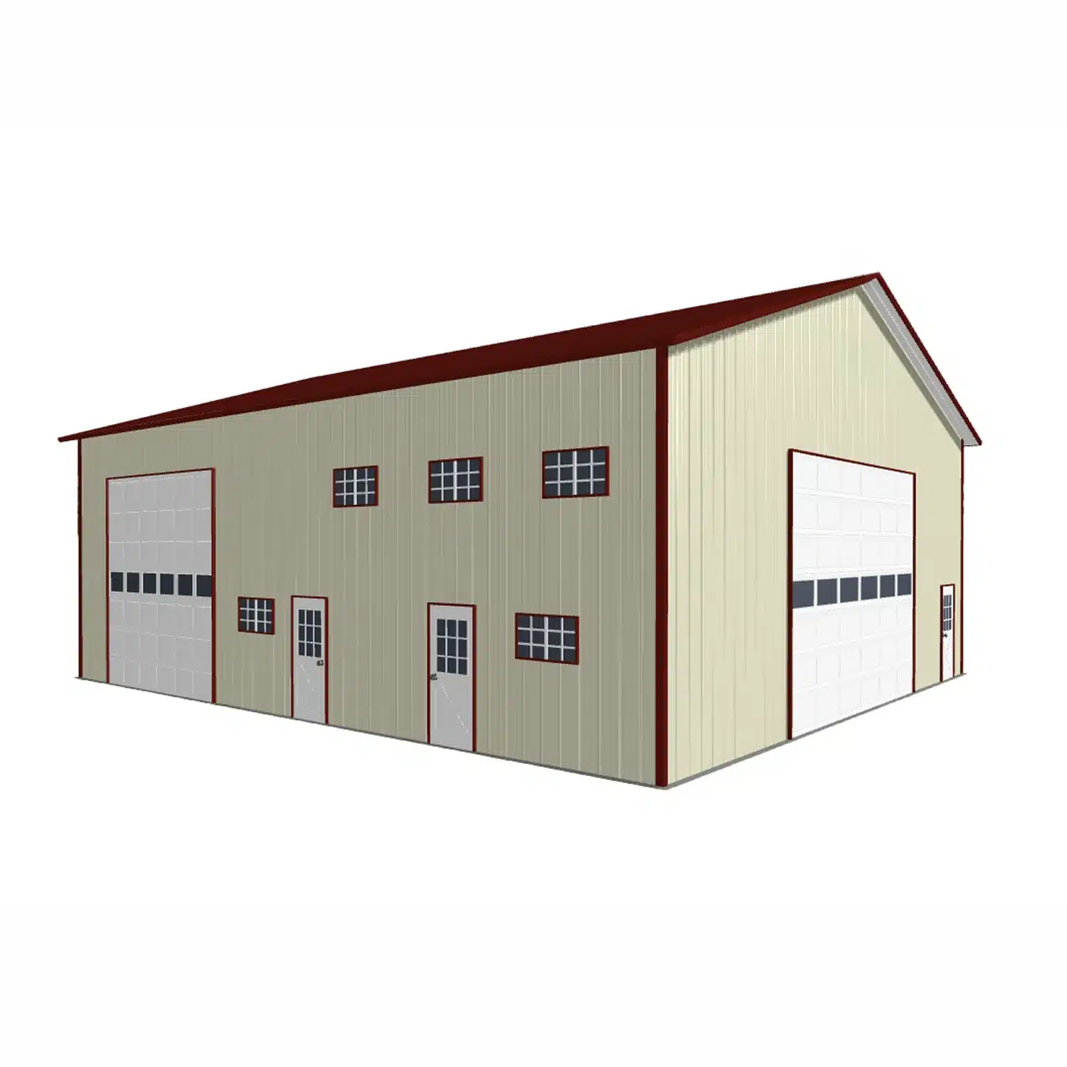 50x40x14 Metal Barn Kit - Equipment Storage (Deposit) - Image 5