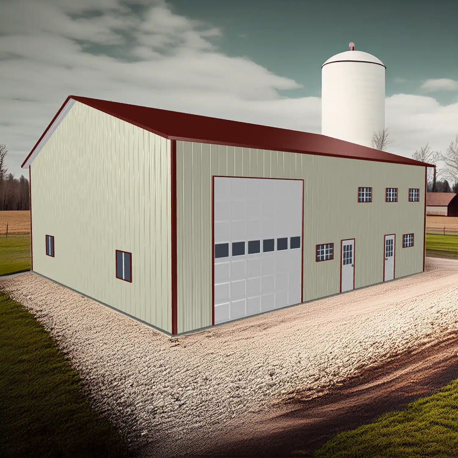 50x40x14 Metal Barn Kit - Equipment Storage (Deposit) - Image 3