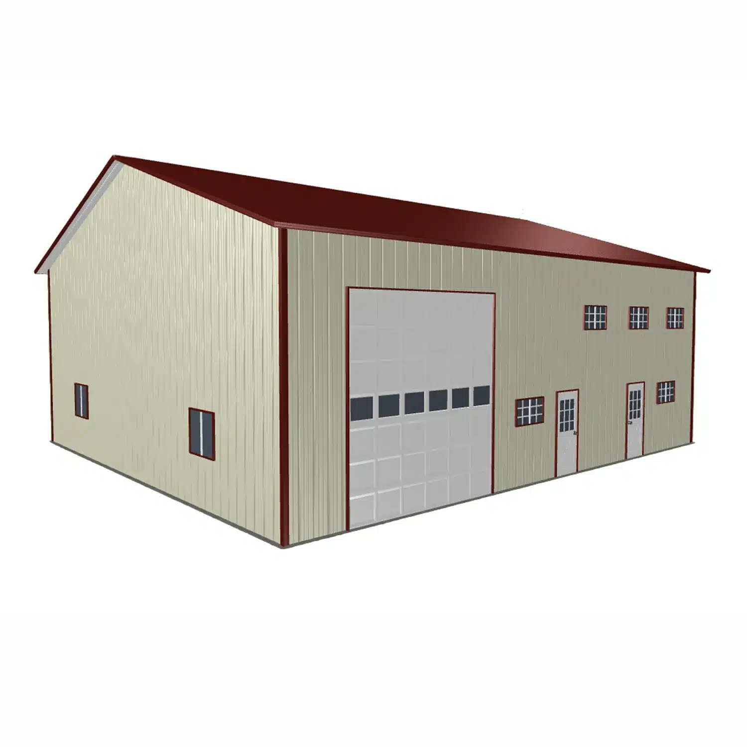 50x40x14 Metal Barn Kit - Equipment Storage (Deposit) - Image 2