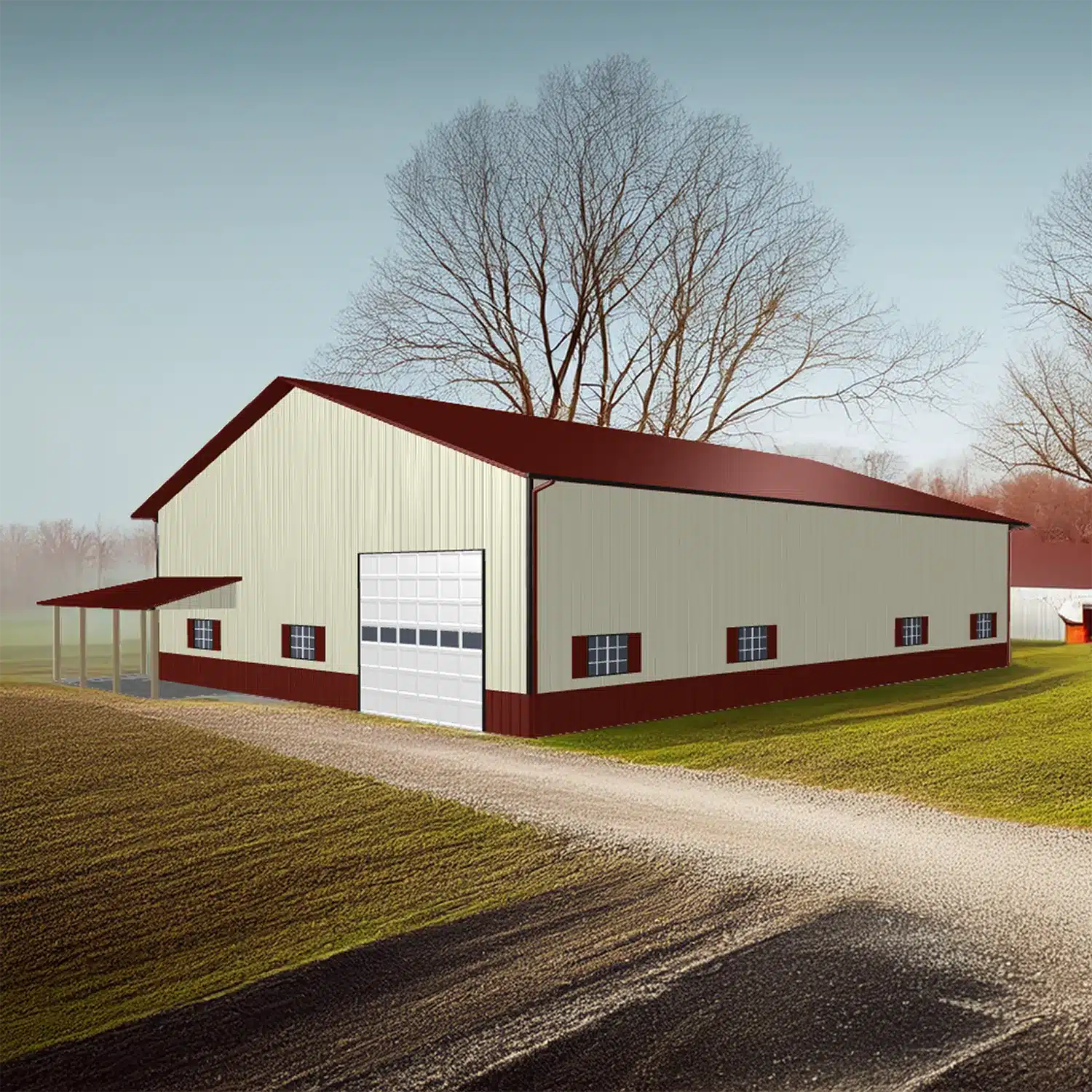 60x80x16 Metal Barn Kit - Commercial Farm Building (Deposit) - Image 4