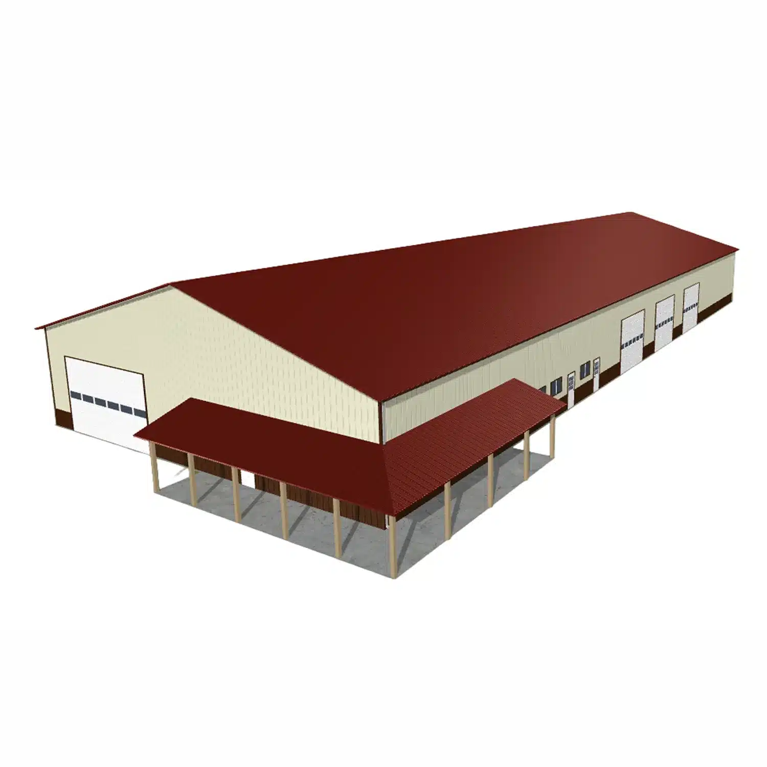 70x180x10 Metal Barn Kit - Industrial Storage Arena (Deposit) - Image 6