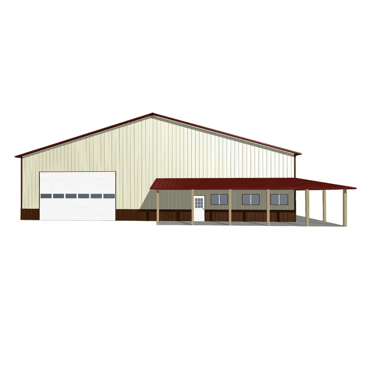 70x180x10 Metal Barn Kit - Industrial Storage Arena (Deposit) - Image 4