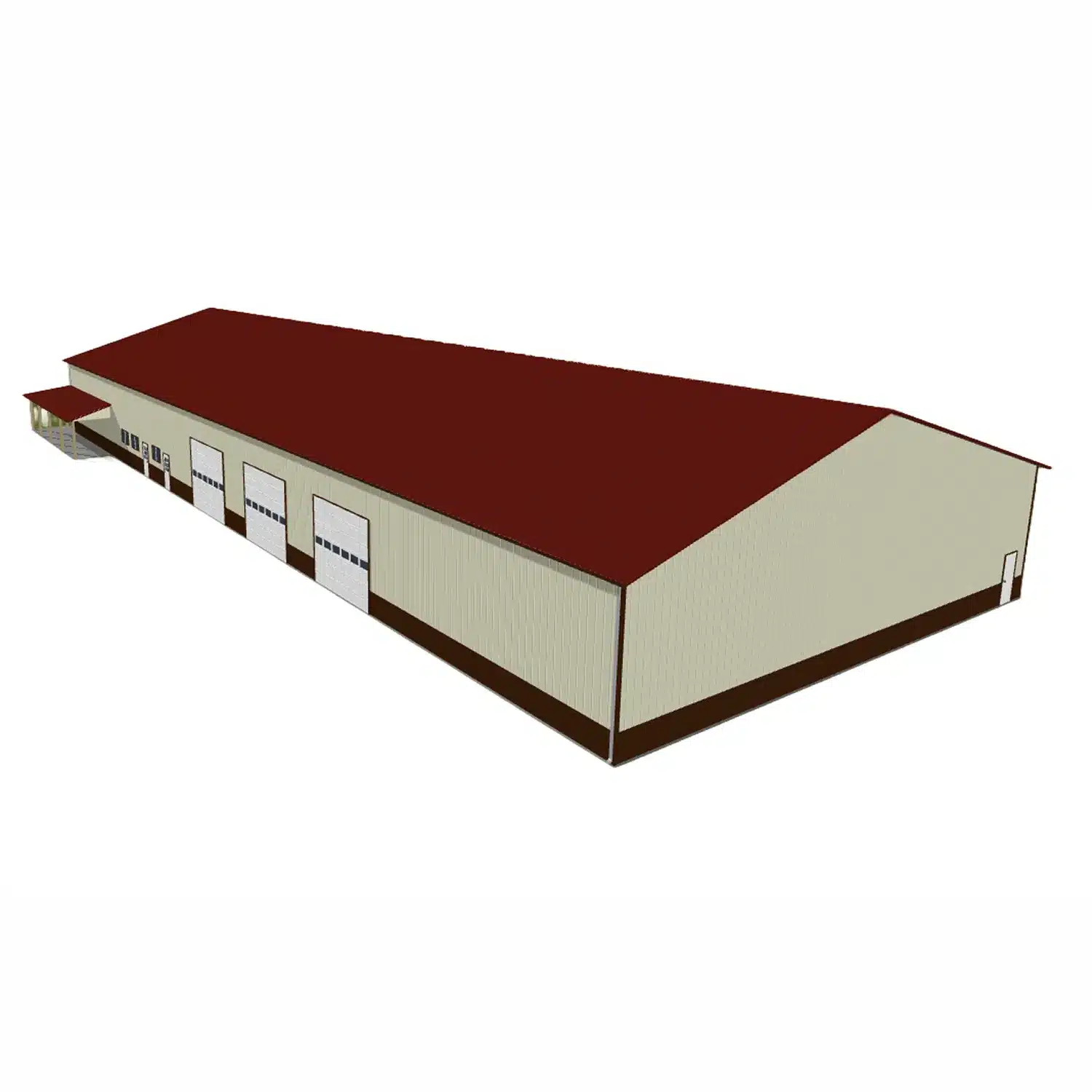 70x180x10 Metal Barn Kit - Industrial Storage Arena (Deposit) - Image 2