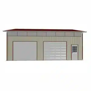 24x32x12 Metal Barn Kit - Workshop Garage (Deposit)
