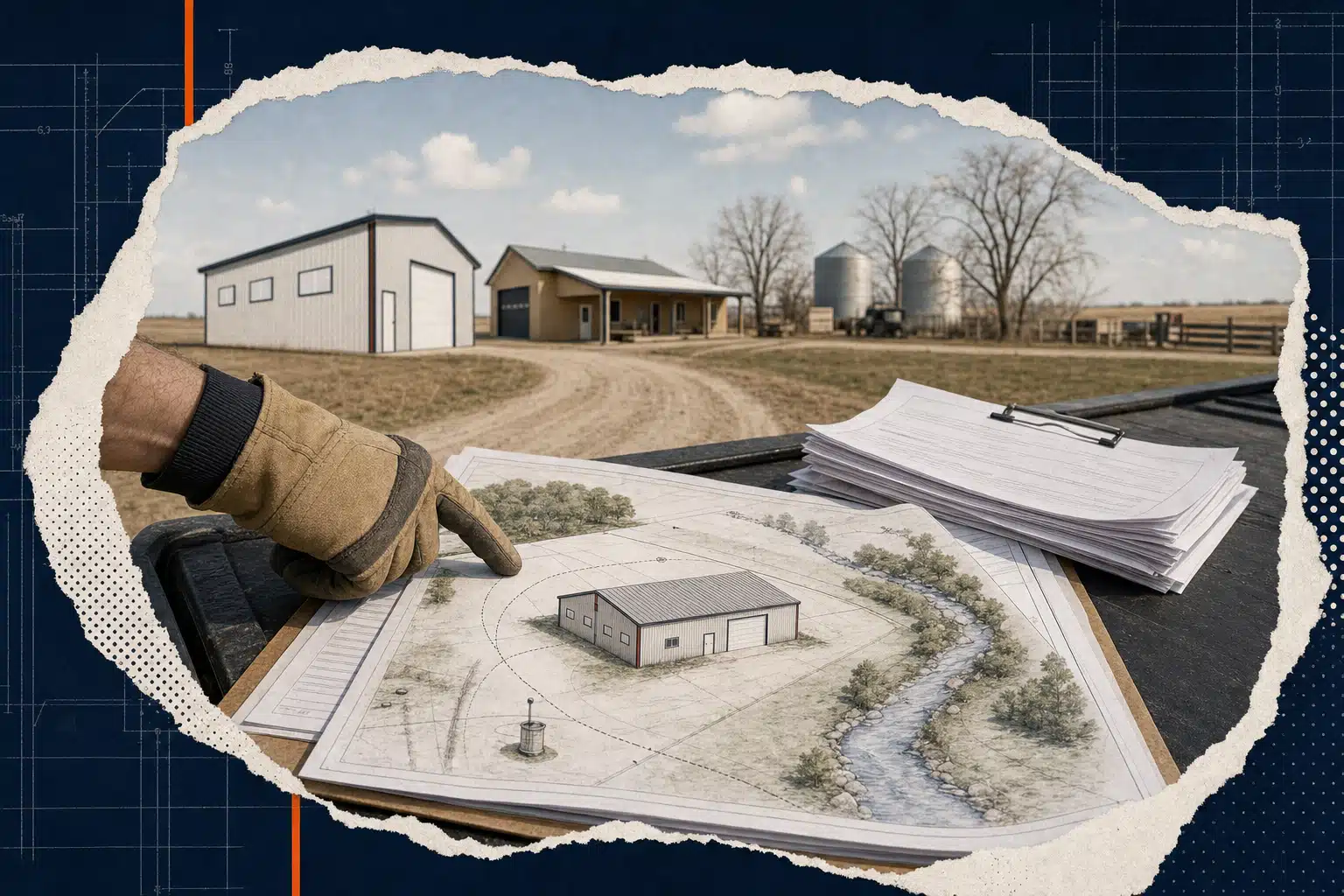 A site plan and approval documents showing intensive livestock operation Saskatchewan approval details.